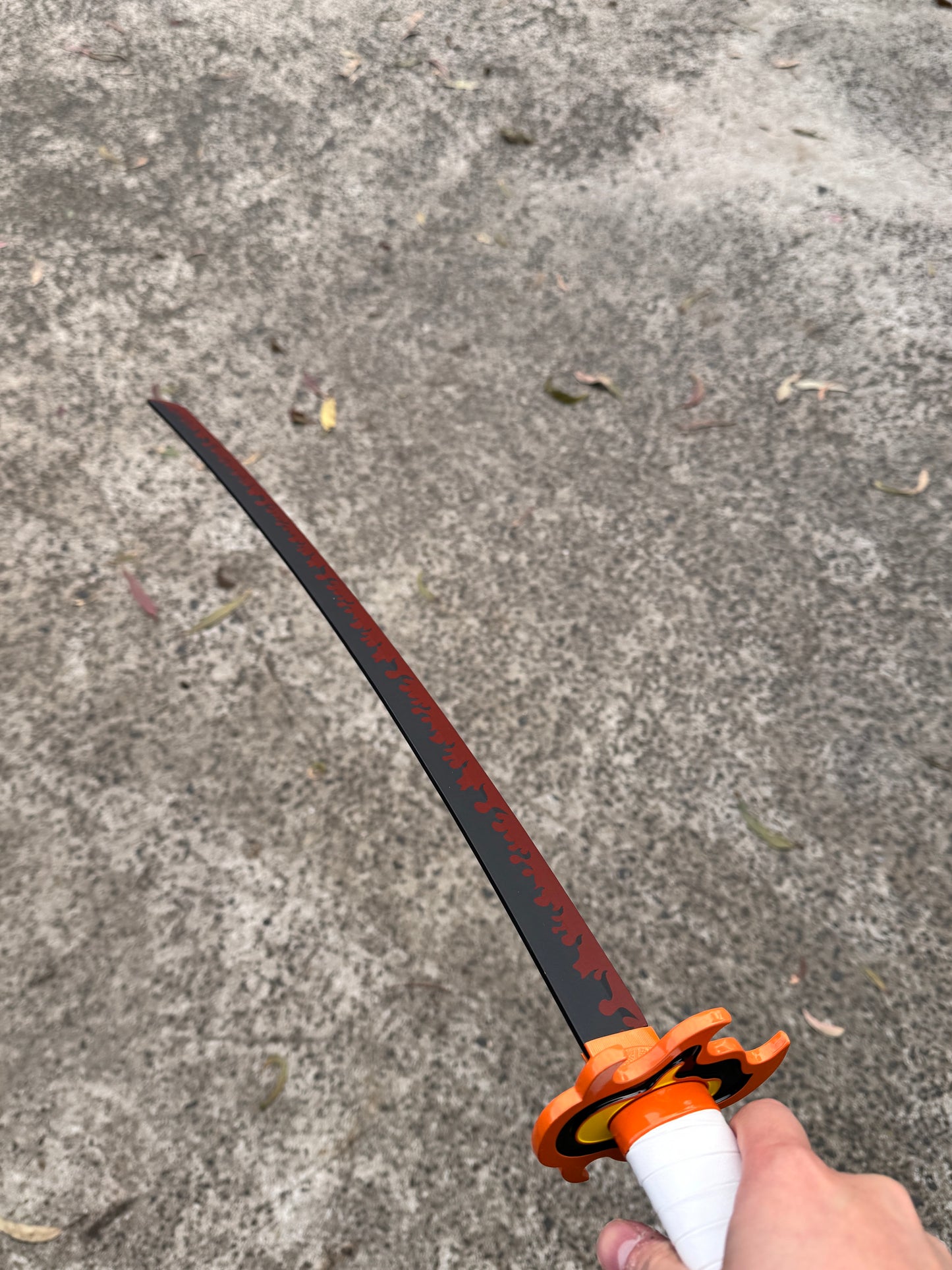 DEMON SLAYER - KYOJURO RENGOKU'S NICHIRIN SWORD (w FREE sword stand)