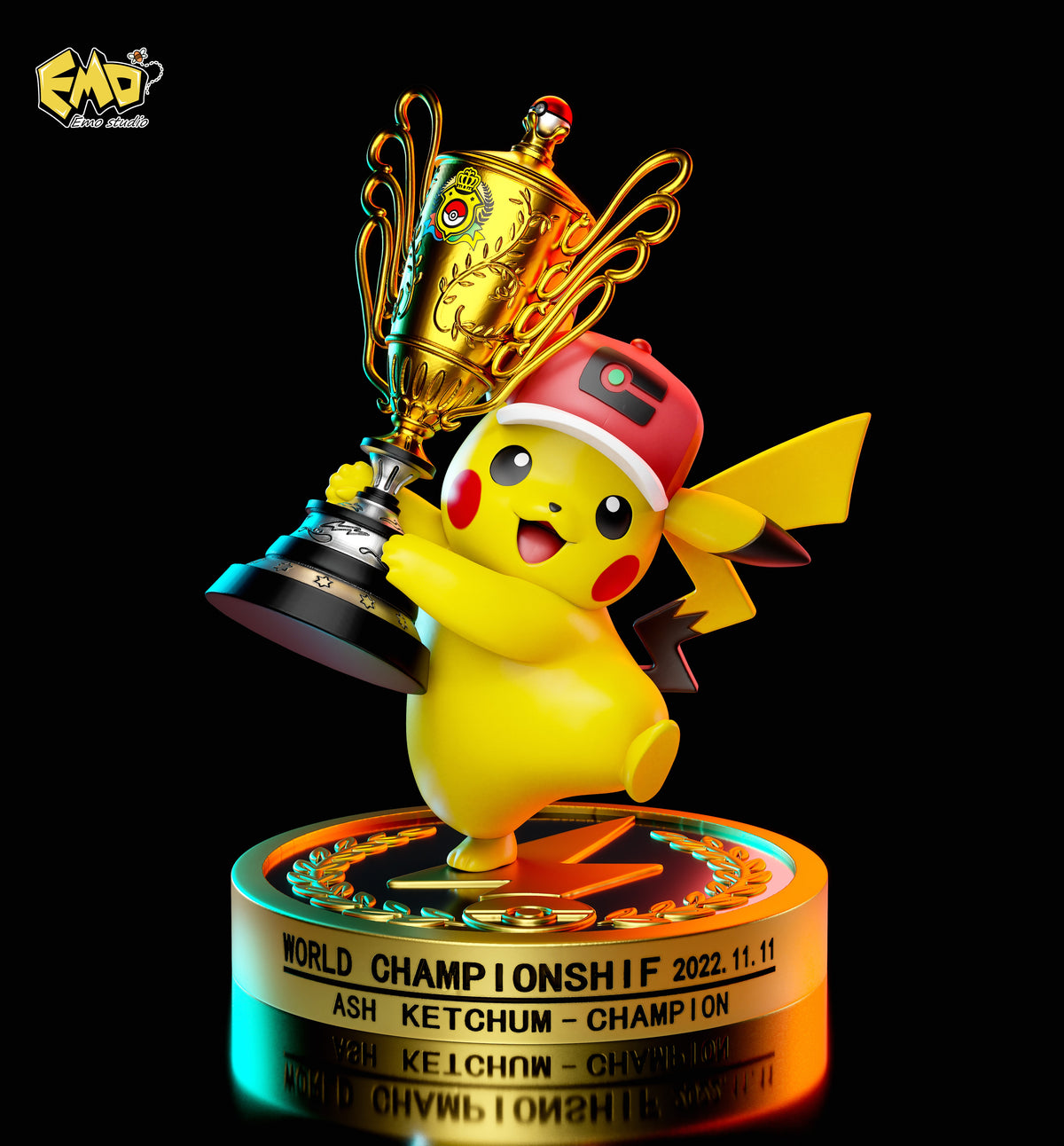 EMO STUDIO - POKEMON MASTERS EIGHT SERIES 4. ASH KETCHUM 10
