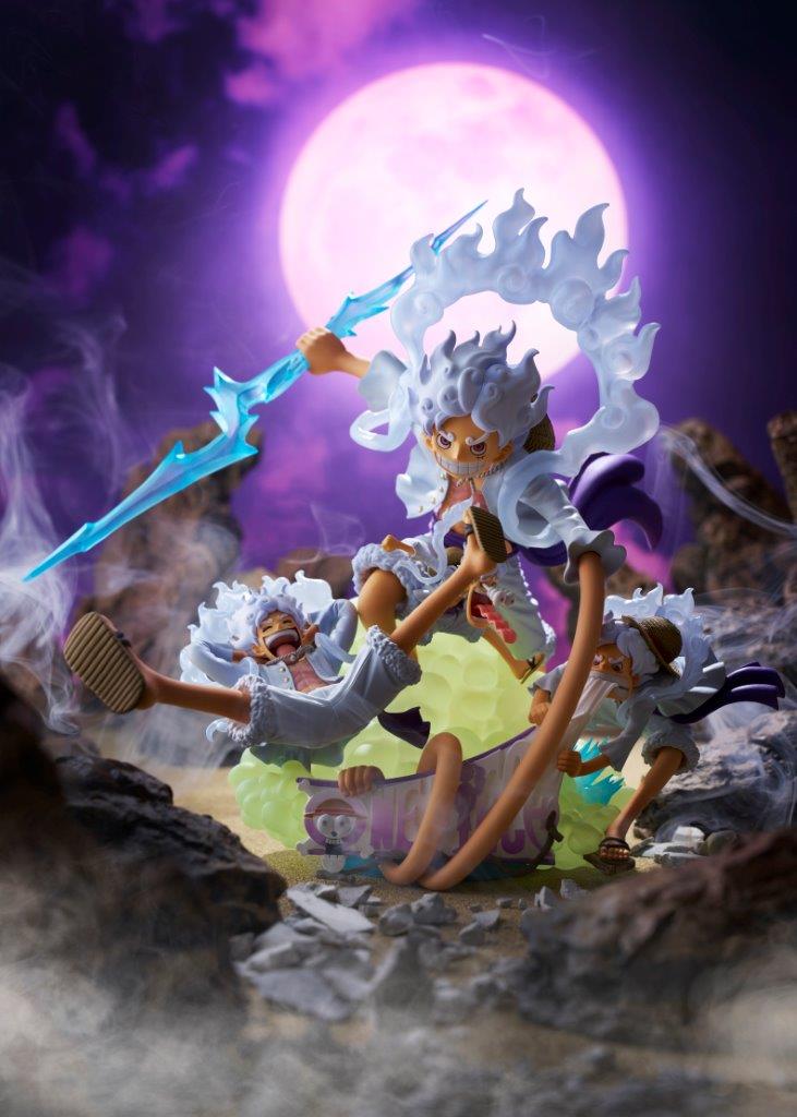 TOEI ANIMATION COLLECTION –GEAR5– Estátua Monkey D. Luffy Nika Gear 5 One Piece Toei Animation