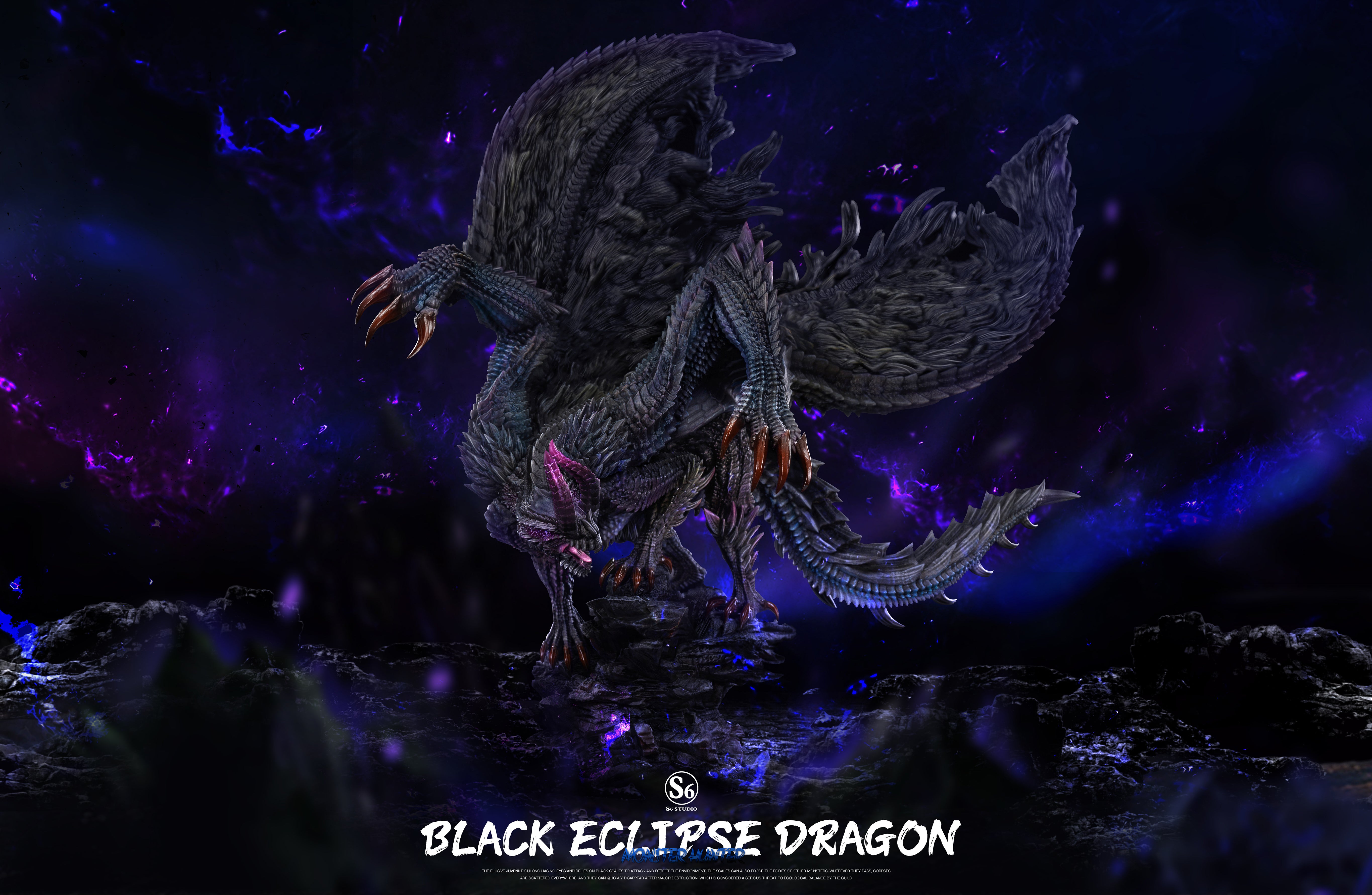S6 STUDIO – MONSTER HUNTER: 6. BLACK ECLIPSE WYVERN GORE MAGALA