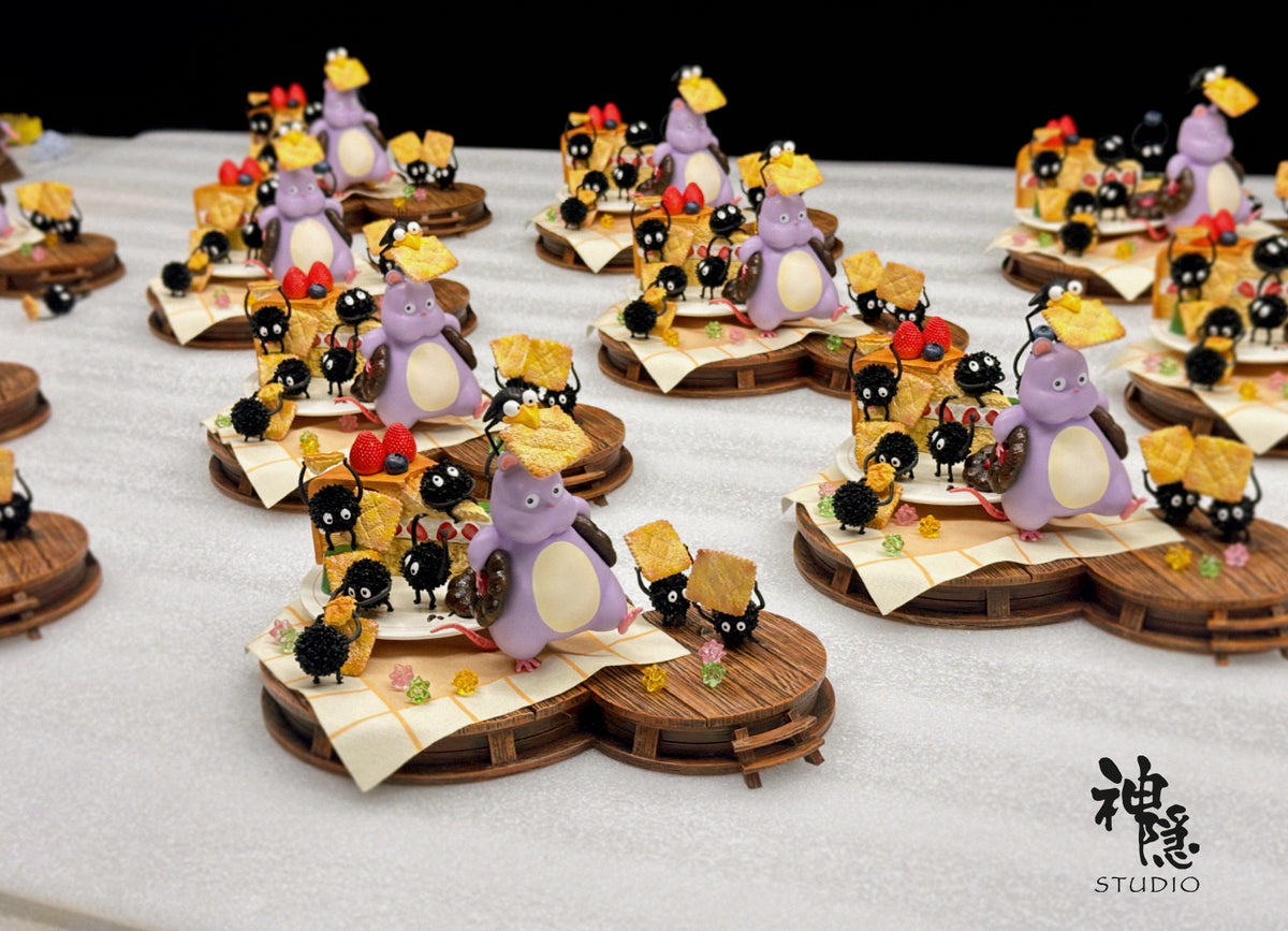 SHEN YIN STUDIO - SPIRITED AWAY BOH AND YU-BIRD GATHERING FOOD 7