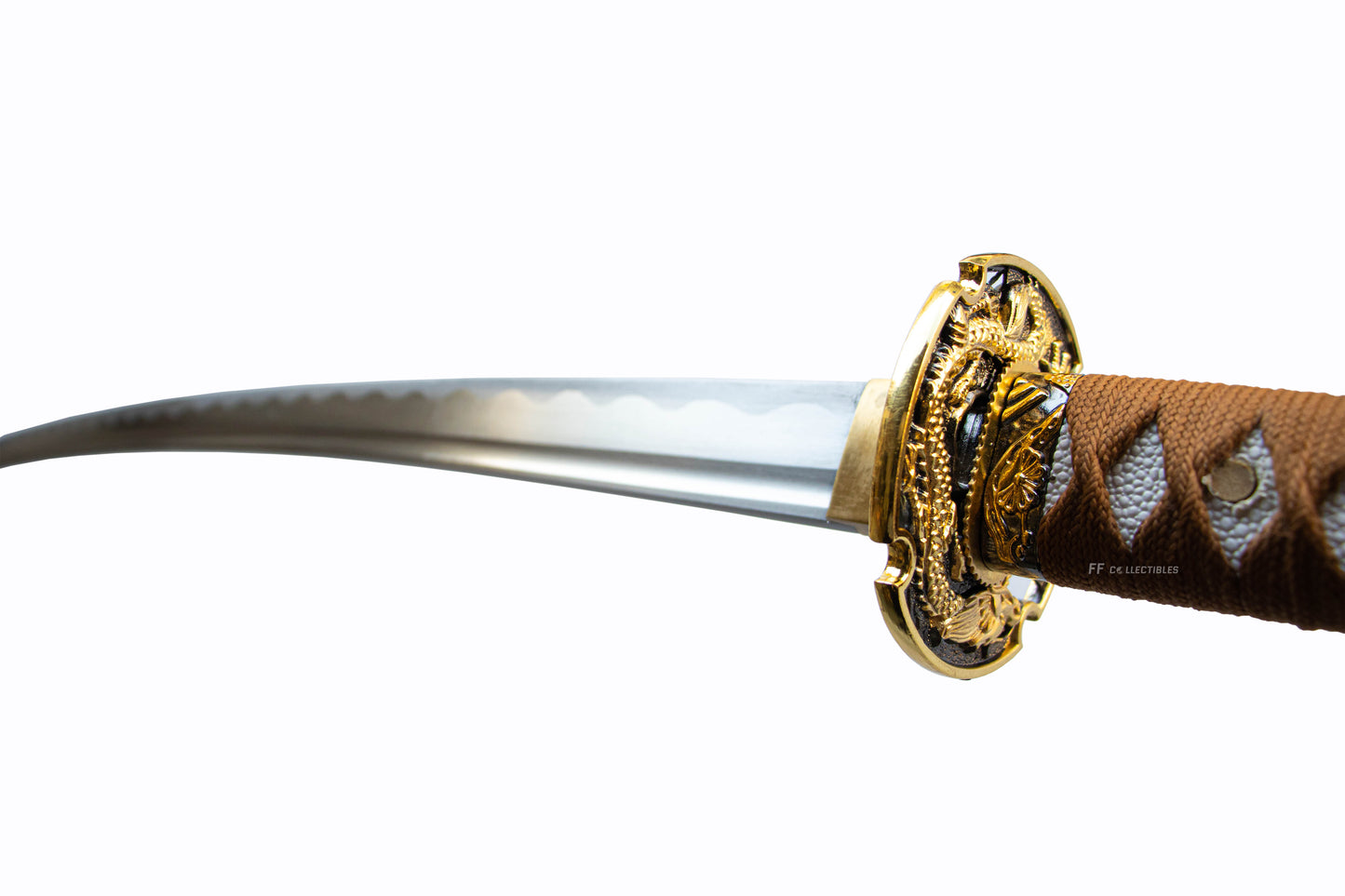 KINRYU, GOLDEN DRAGON - HAND FORGED CARBON STEEL JAPANESE KATANA (with FREE sword stand)
