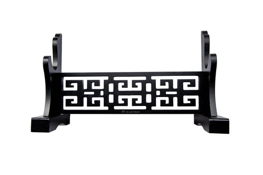 VINTAGE HOLLOW PATTERN SINGLE SWORD STAND