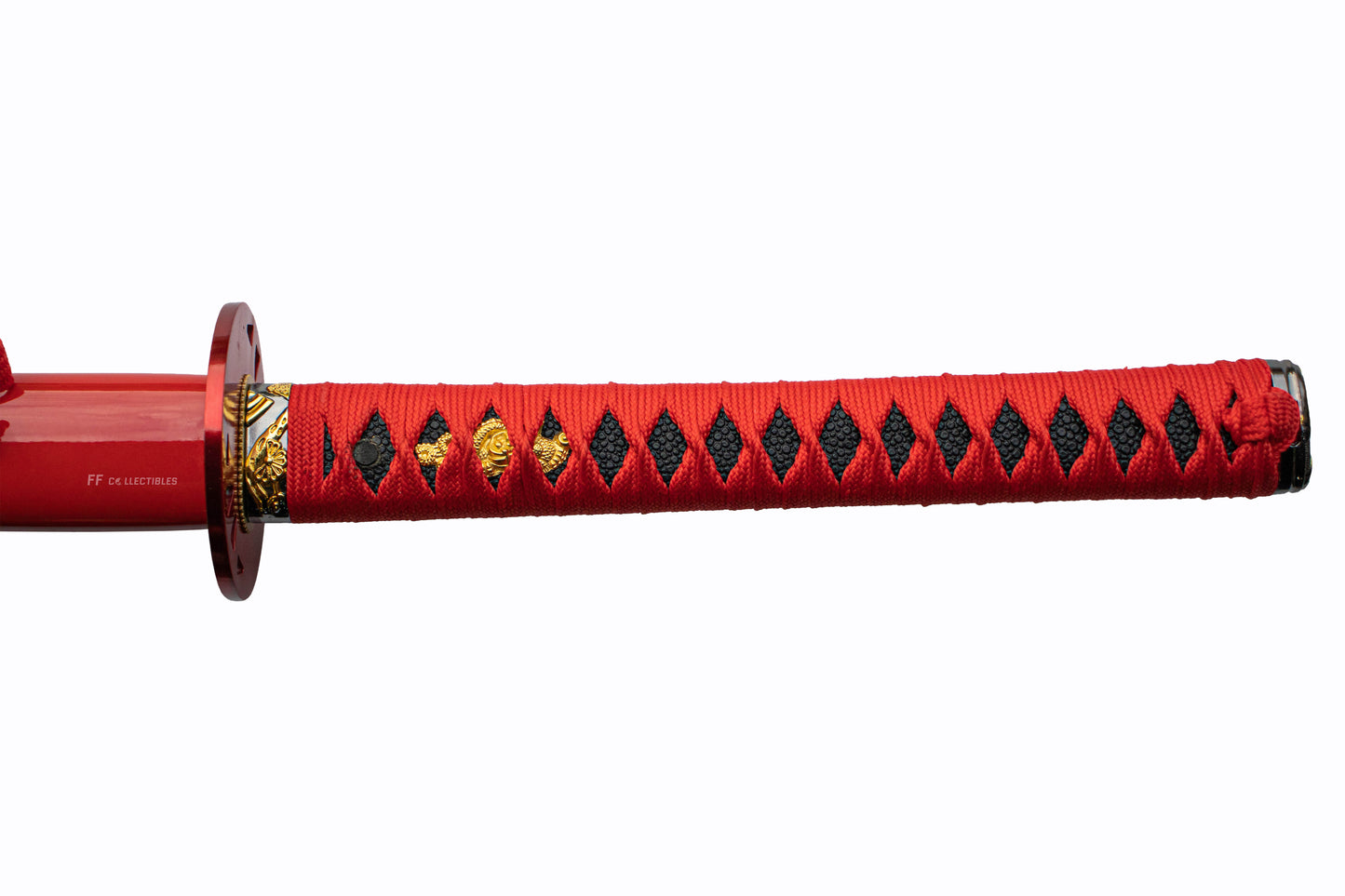 AKA MURASAKI, RED AND PURPLE - HAND FORGED CARBON STEEL JAPANESE KATANA (with FREE sword stand)
