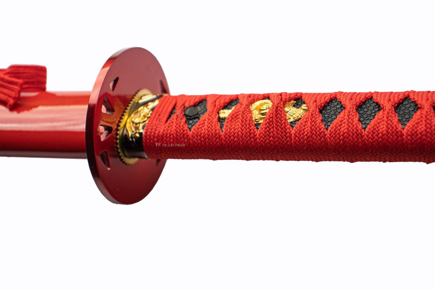 AKA MURASAKI, RED AND PURPLE - HAND FORGED CARBON STEEL JAPANESE KATANA (with FREE sword stand)