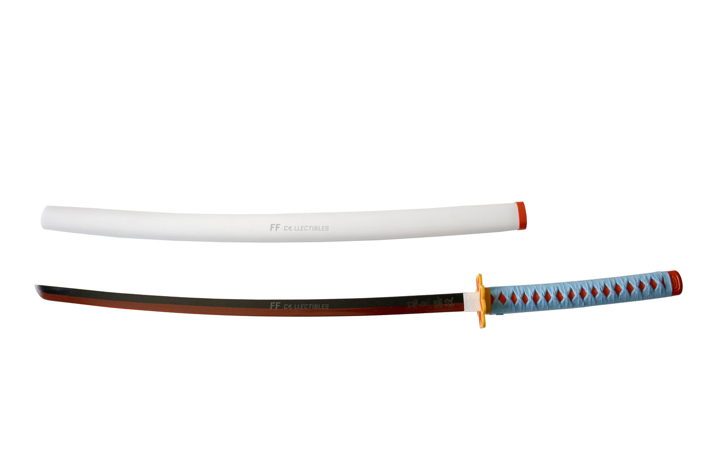 DEMON SLAYER - MITSURI KANROJI'S NICHIRIN SWORD (w FREE sword stand)