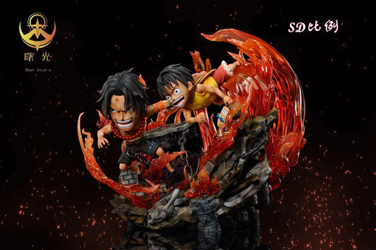 DAWN STUDIO – ONE PIECE: MARINEFORD ARC - ACE AND LUFFY [IN STOCK]