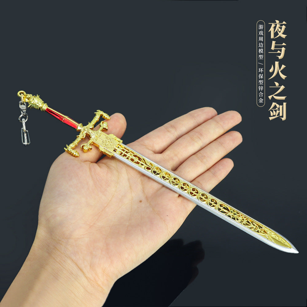 ELDEN RING – SWORD OF NIGHT AND FLAME KEYCHAIN