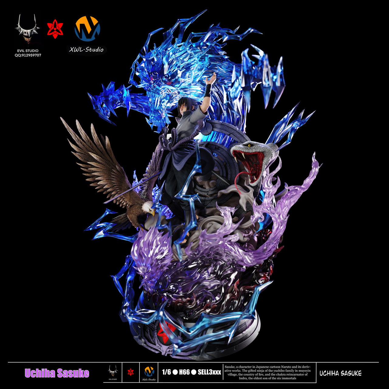 EVIL x XWL STUDIO – NARUTO: SASUKE UCHIHA [SOLD OUT] – FF COLLECTIBLES