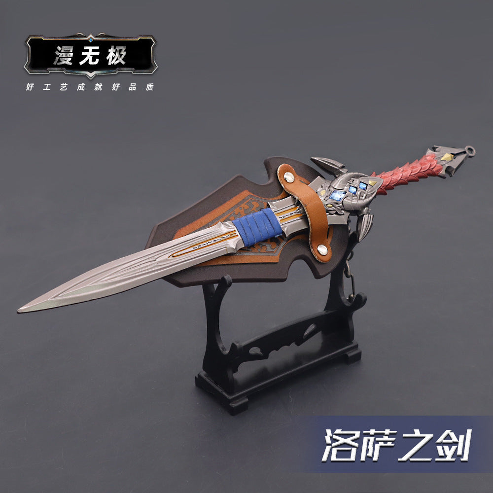 WORLD OF WARCRAFT – GREAT ROYAL SWORD, SWORD OF LOTHAR KEYCHAIN