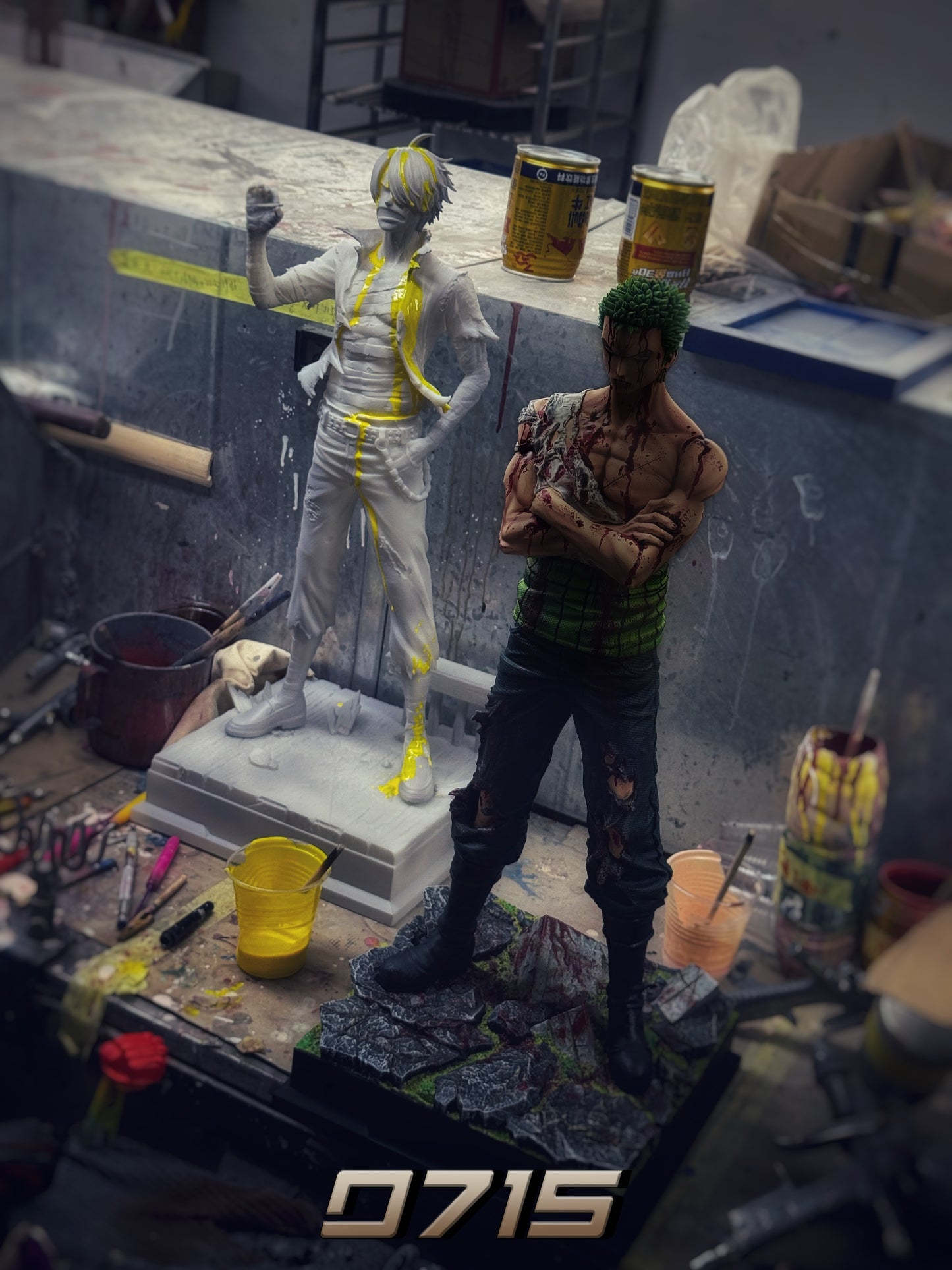 0715 STUDIO – ONE PIECE: BATTLE DAMAGED SERIES 1. BLOODY ZORO [IN STOCK]