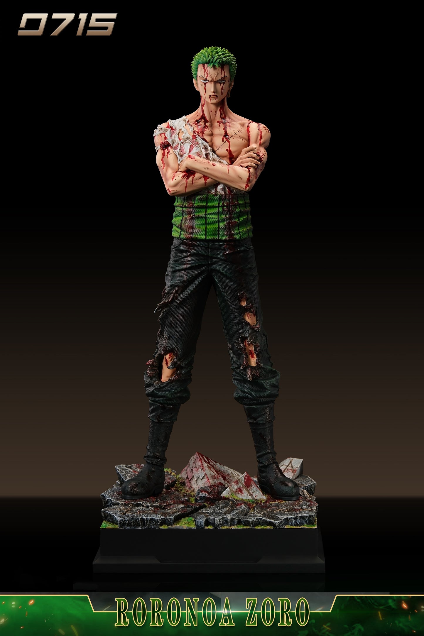 0715 STUDIO – ONE PIECE: BATTLE DAMAGED SERIES 1. BLOODY ZORO [IN STOCK]