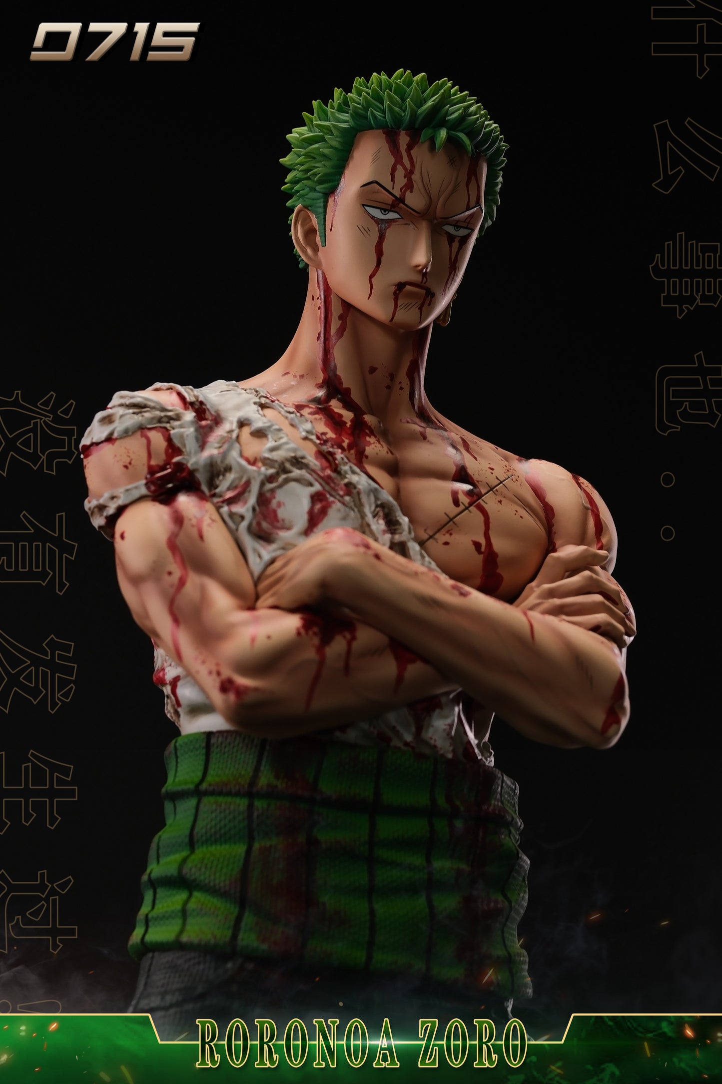 0715 STUDIO – ONE PIECE: BATTLE DAMAGED SERIES 1. BLOODY ZORO [IN STOCK]