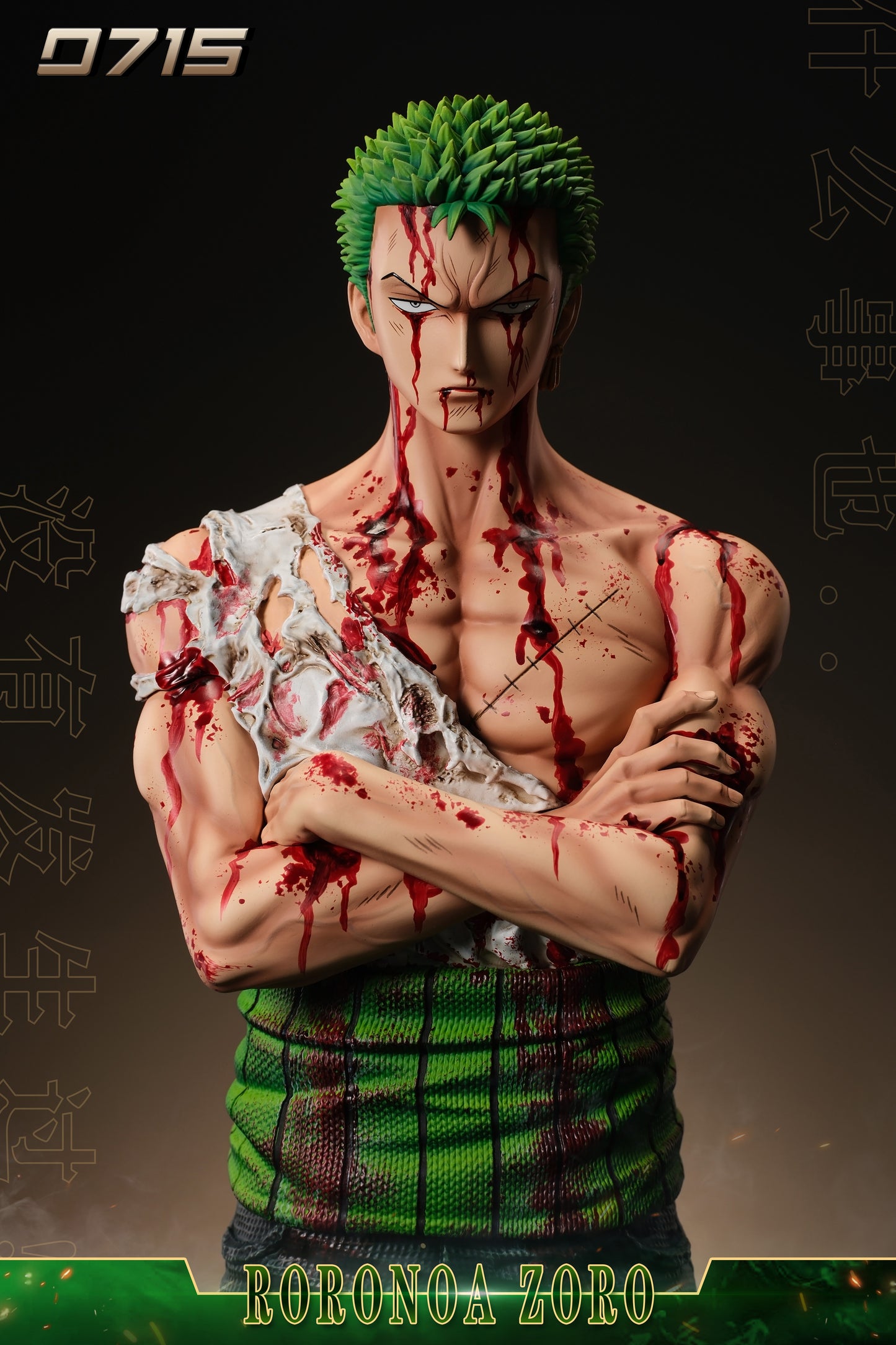 0715 STUDIO – ONE PIECE: BATTLE DAMAGED SERIES 1. BLOODY ZORO [IN STOCK]