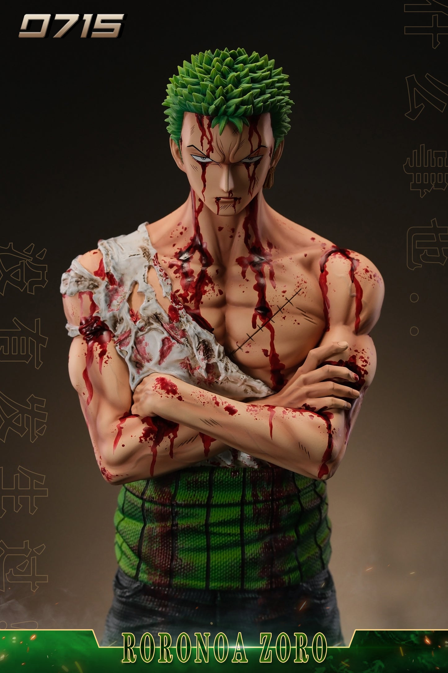 0715 STUDIO – ONE PIECE: BATTLE DAMAGED SERIES 1. BLOODY ZORO [IN STOCK]