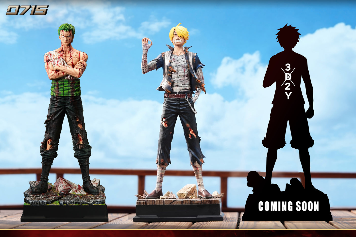 0715 STUDIO – ONE PIECE: BATTLE DAMAGED SERIES 2. SKYPIEA SANJI [PRE-ORDER]