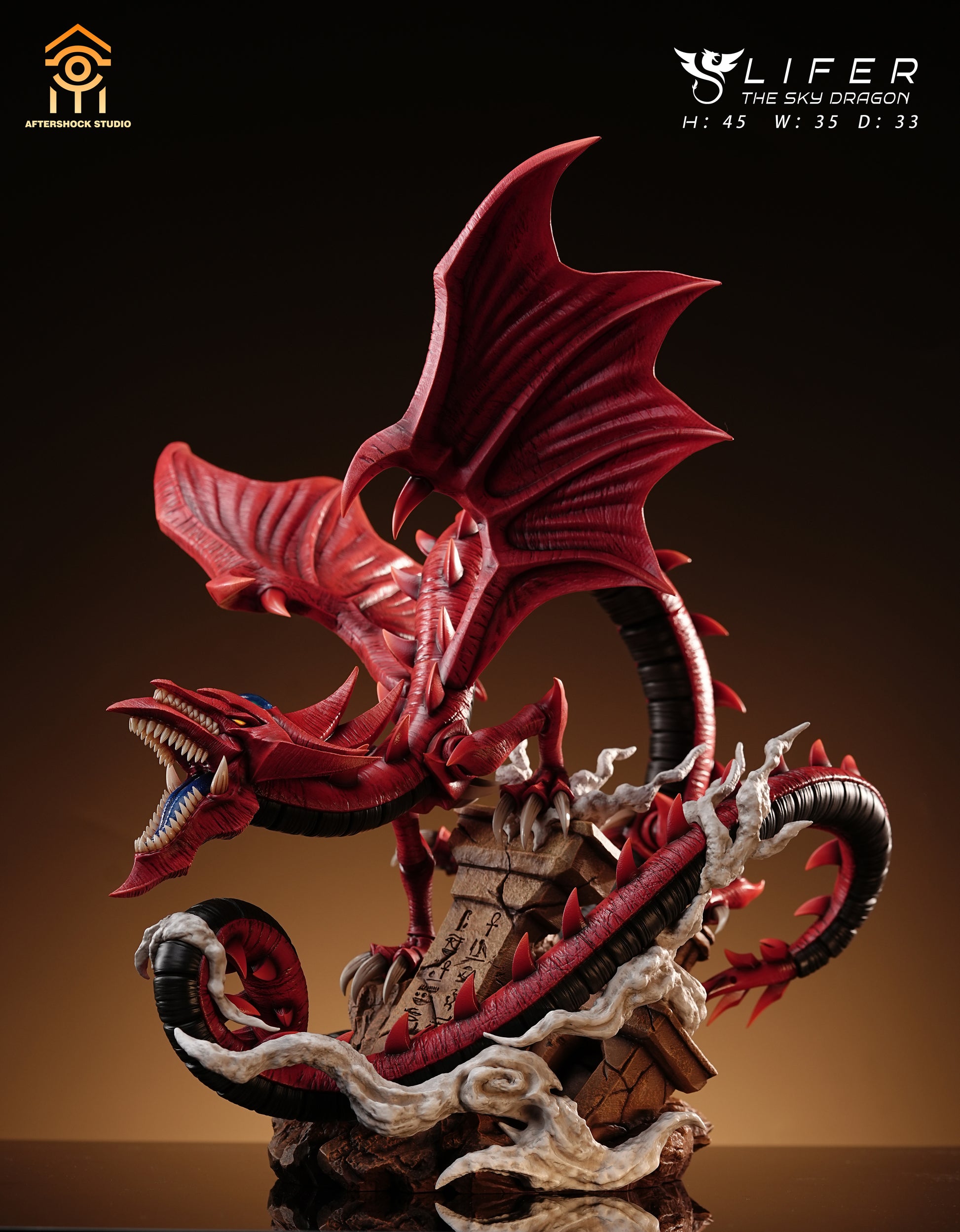 AFTERSHOCK STUDIO YU-GI-OH!: THREE EGYPTIAN GOD CARDS SERIES, SLIFER FF COLLECTIBLES AFTERSHOCK STUDIO YU-GI-OH!: THREE EGYPTIAN GOD CARDS SERIES, SLIFER FF COLLECTIBLES