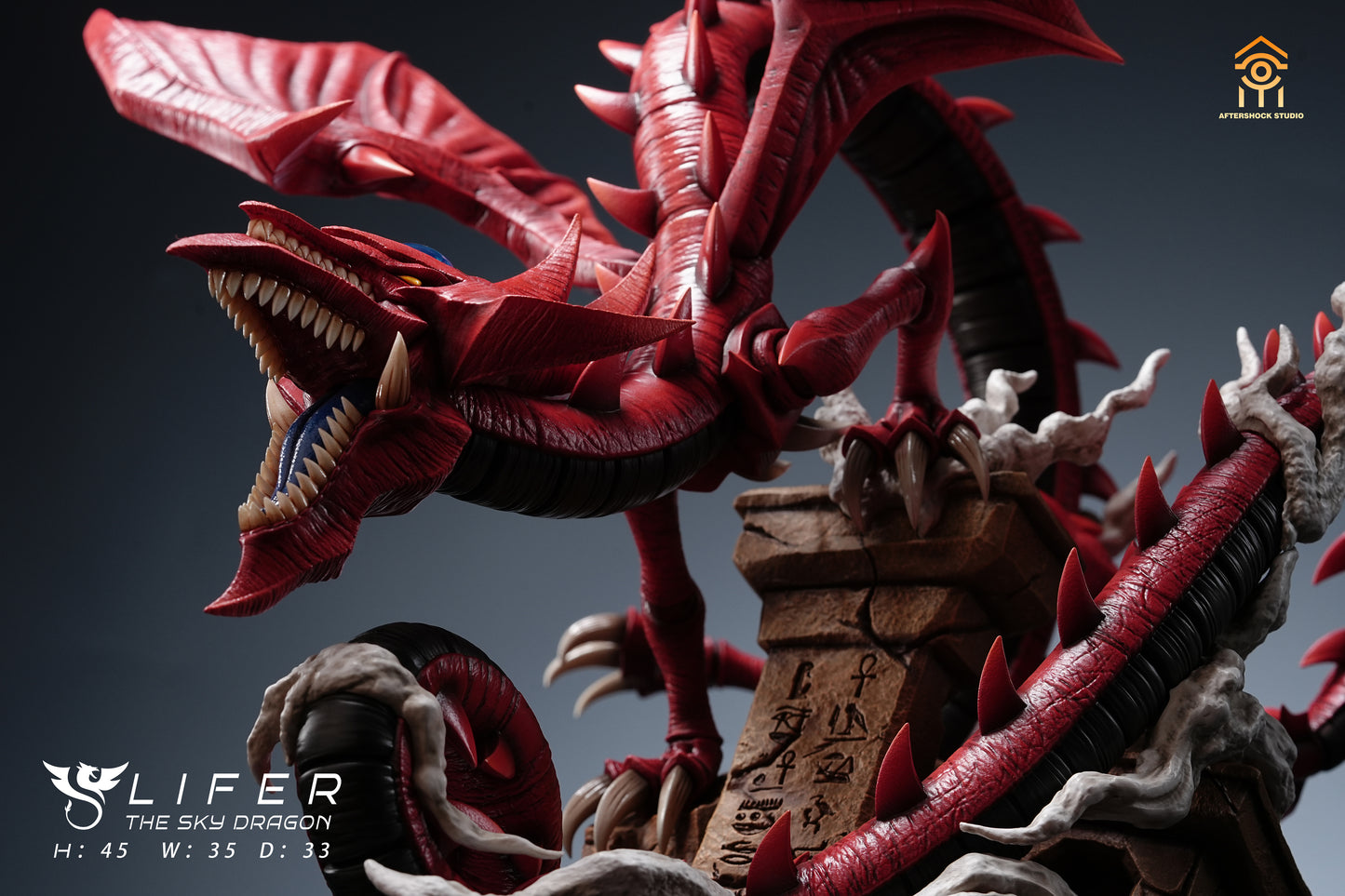 AFTERSHOCK STUDIO – YU-GI-OH!: THREE EGYPTIAN GOD CARDS SERIES, SLIFER THE SKY DRAGON [IN STOCK]