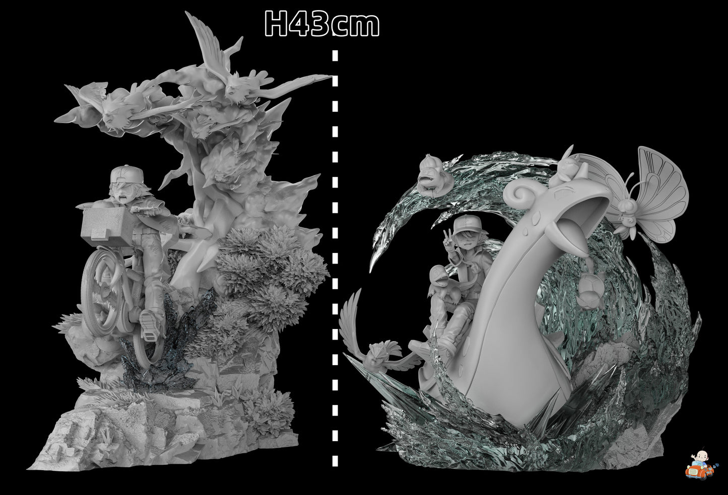 AM STUDIO - POKEMON: BICYCLE ASH KETCHUM [IN STOCK]
