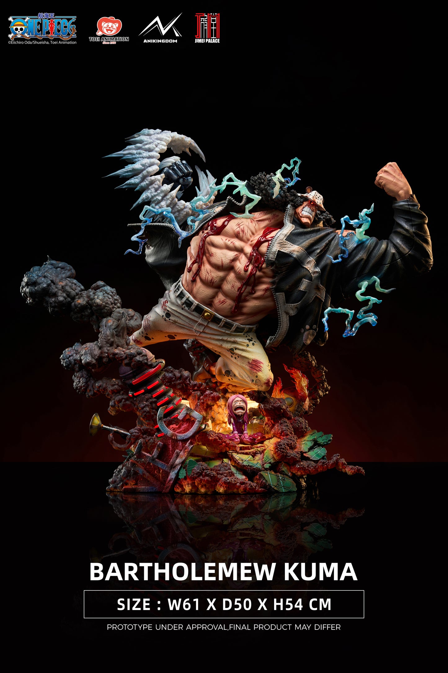 ANIKINGDOM x JIMEI PALACE STUDIO – ONE PIECE: BARTHOLOMEW KUMA (LICENSED) [PRE-ORDER]