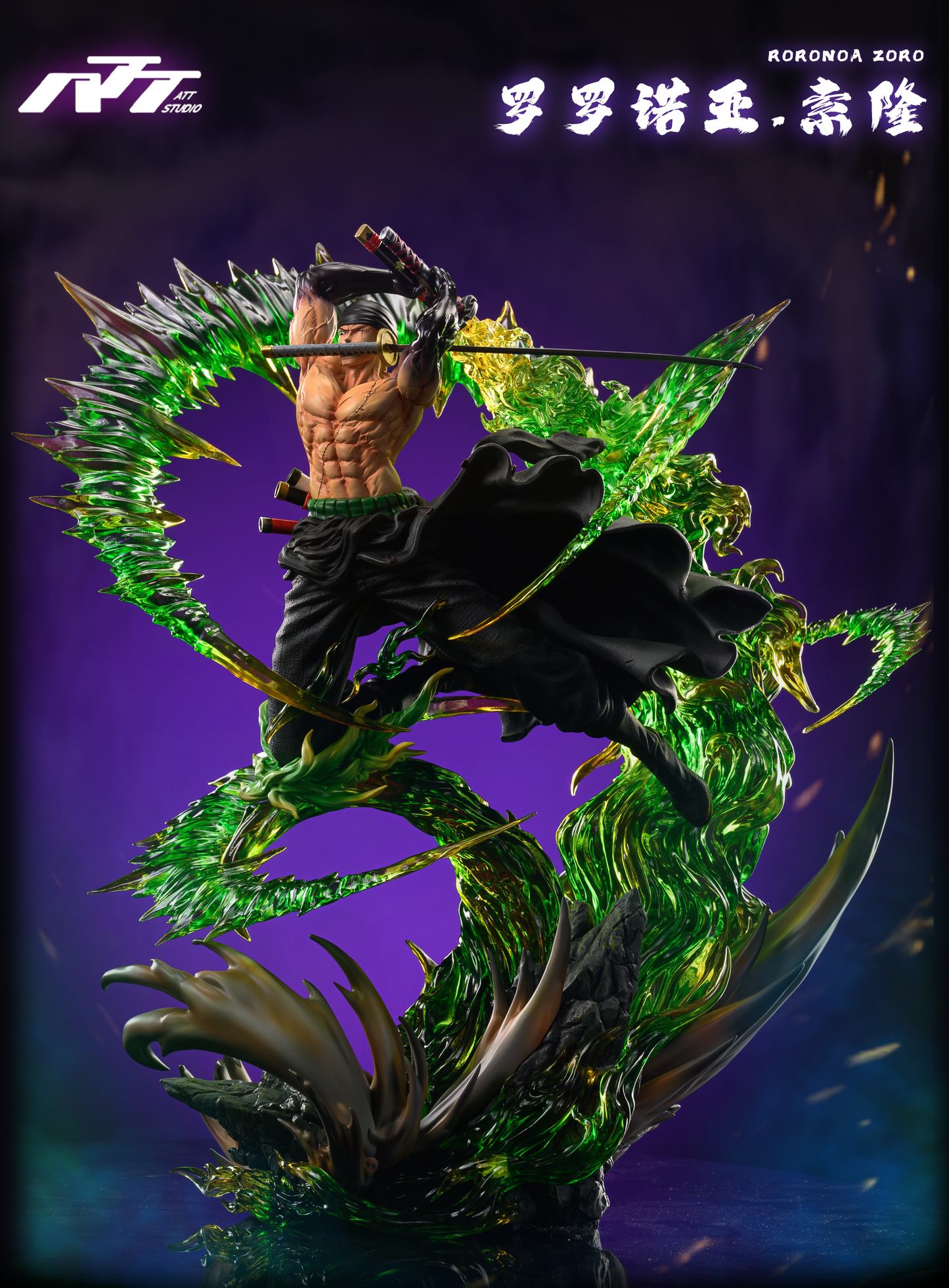 ATT STUDIO – ONE PIECE: ADVANCED DESIGN SERIES 2. ONIGASHIMA ARC “KING OF HELL” ZORO [PRE-ORDER]
