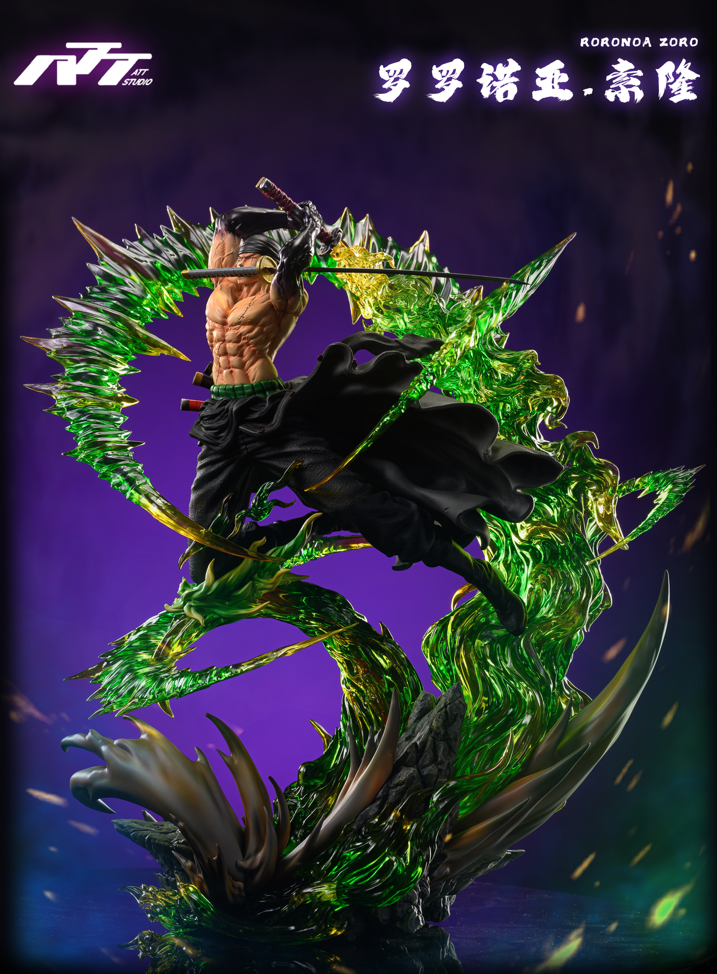 ATT STUDIO – ONE PIECE: ADVANCED DESIGN SERIES 2. ONIGASHIMA ARC “KING OF HELL” ZORO [PRE-ORDER]