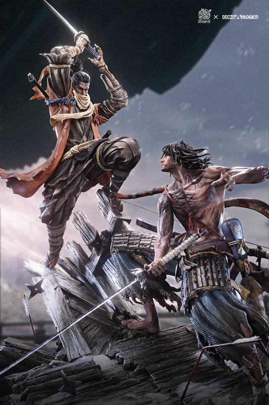 BARD x CORGI PROGKIT STUDIO – SEKIRO SHADOWS DIE TWICE: SOULSLIKE SERIES 1. SEKIRO VS GENICHIRO ASHINA [PRE-ORDER]