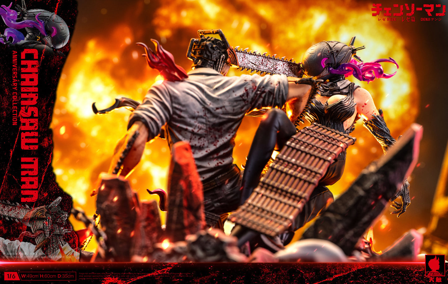 BIG FEELER STUDIO – CHAINSAW MAN: ANNIVERSARY EDITION, DENJI VS REZE [PRE-ORDER]