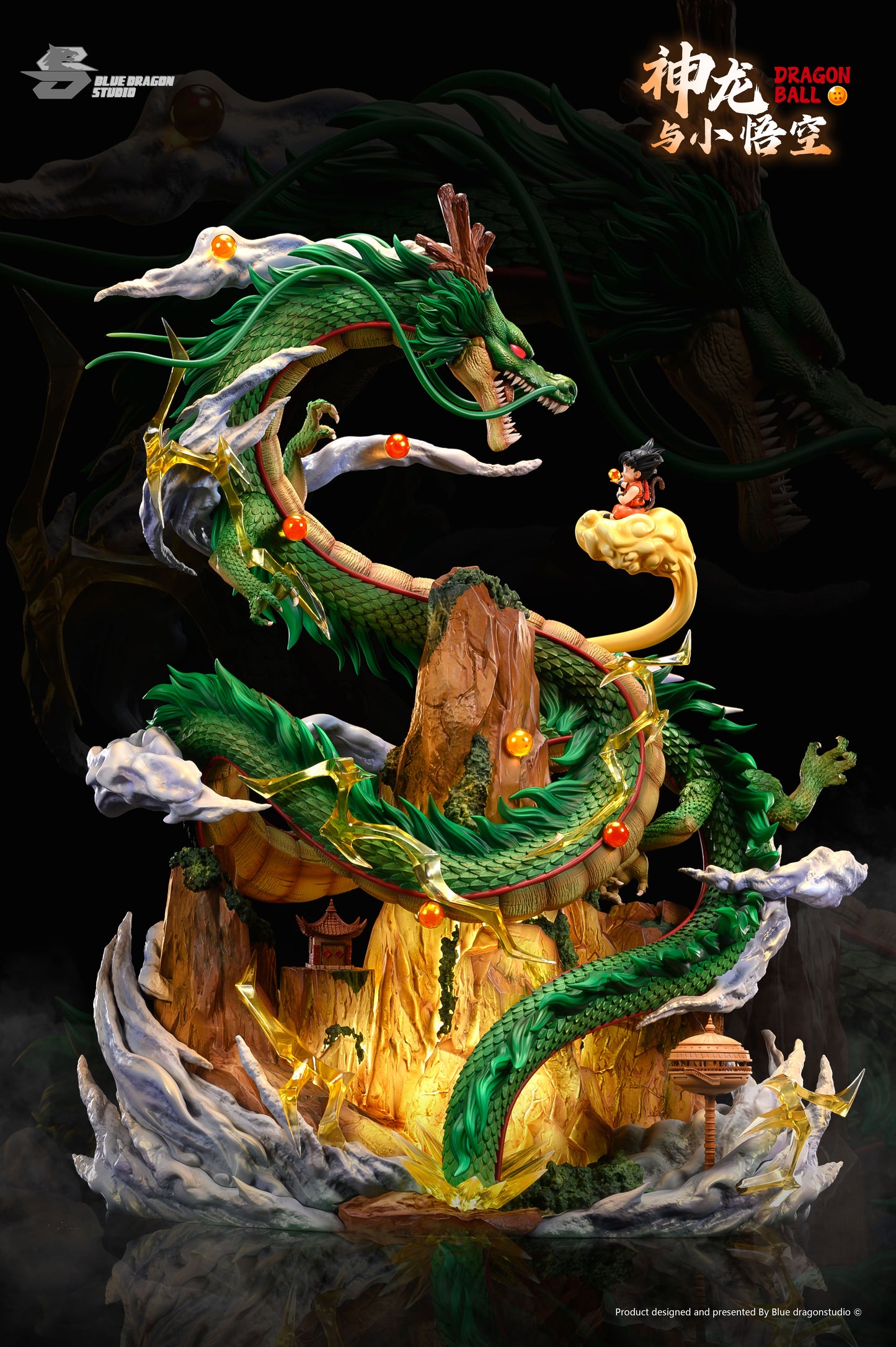 BLUE DRAGON STUDIO – DRAGON BALL: SHENRON SERIES 1. GOKU AND SHENRON [PRE-ORDER]