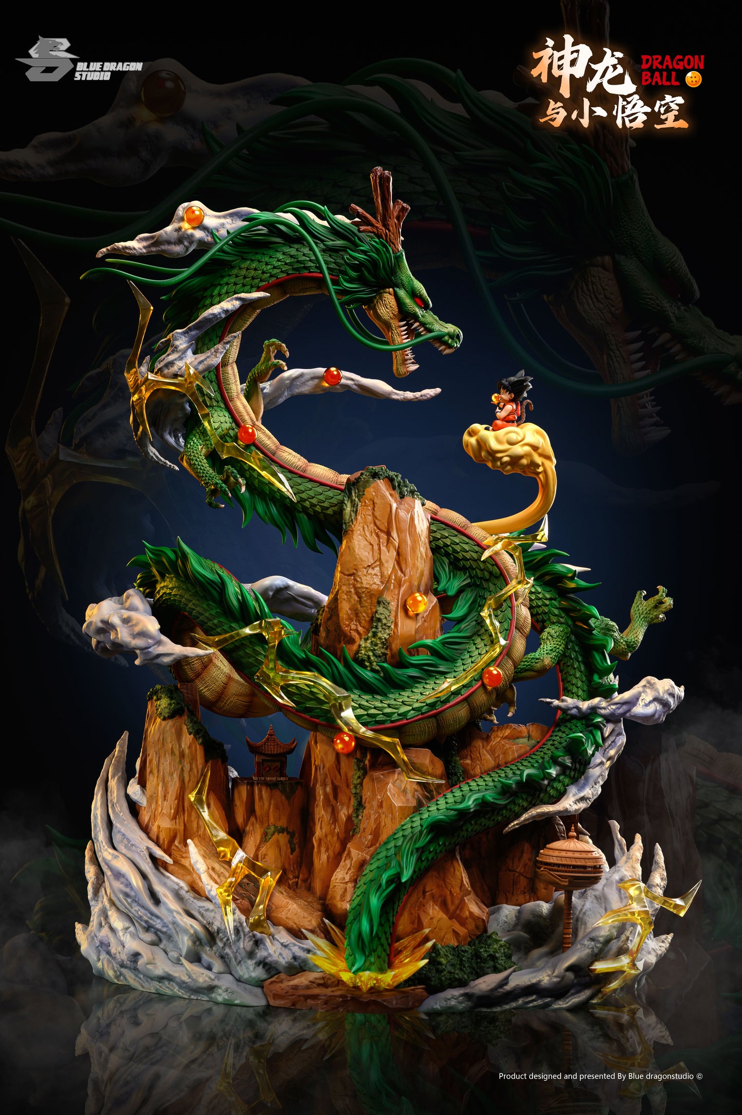 BLUE DRAGON STUDIO – DRAGON BALL: SHENRON SERIES 1. GOKU AND SHENRON [PRE-ORDER]