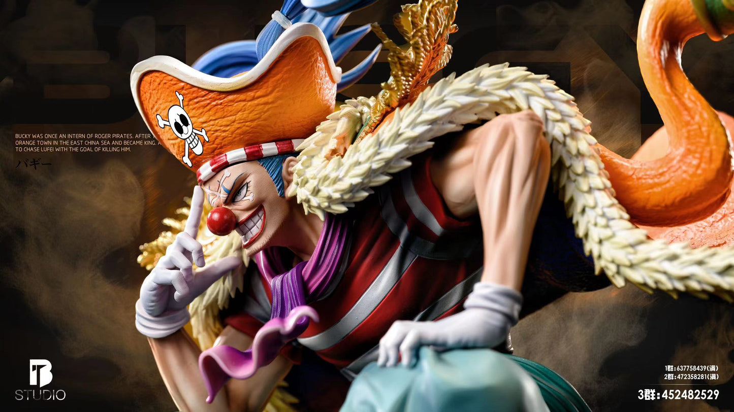 BT STUDIO – ONE PIECE: 7 WARLORDS SITTING POSE SERIES 3. BUGGY THE CLOWN [PRE-ORDER]