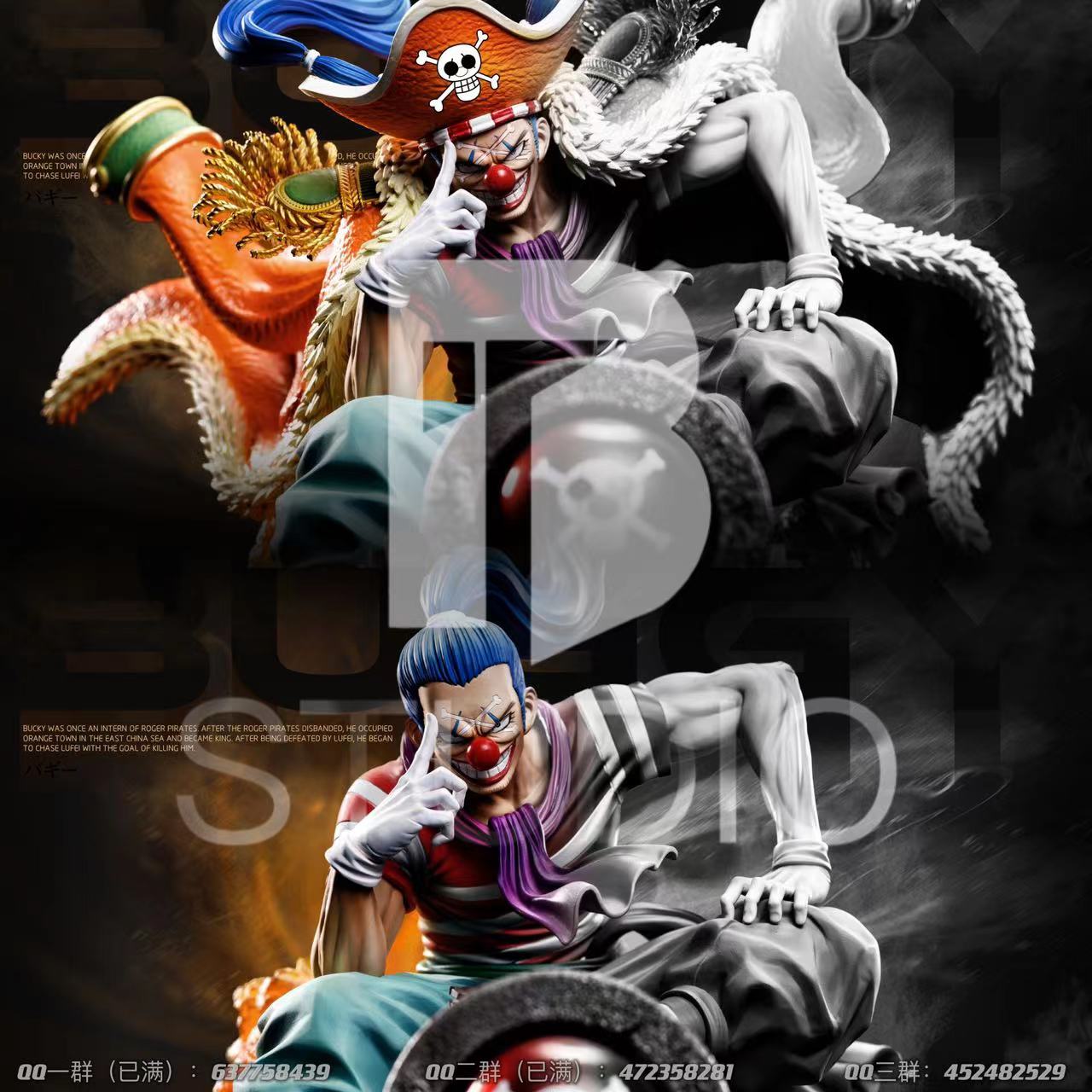 BT STUDIO – ONE PIECE: 7 WARLORDS SITTING POSE SERIES 3. BUGGY THE CLOWN [IN STOCK]