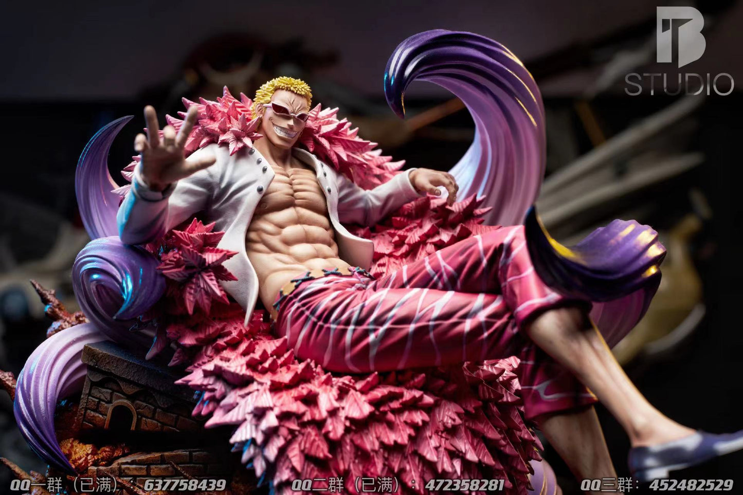 BT STUDIO – ONE PIECE: 7 WARLORDS SITTING POSE SERIES 6. DOFLAMINGO [SOLD OUT]