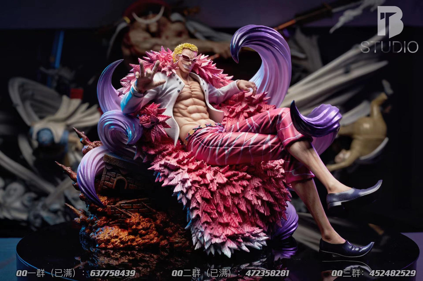 BT STUDIO – ONE PIECE: 7 WARLORDS SITTING POSE SERIES 6. DOFLAMINGO [SOLD OUT]