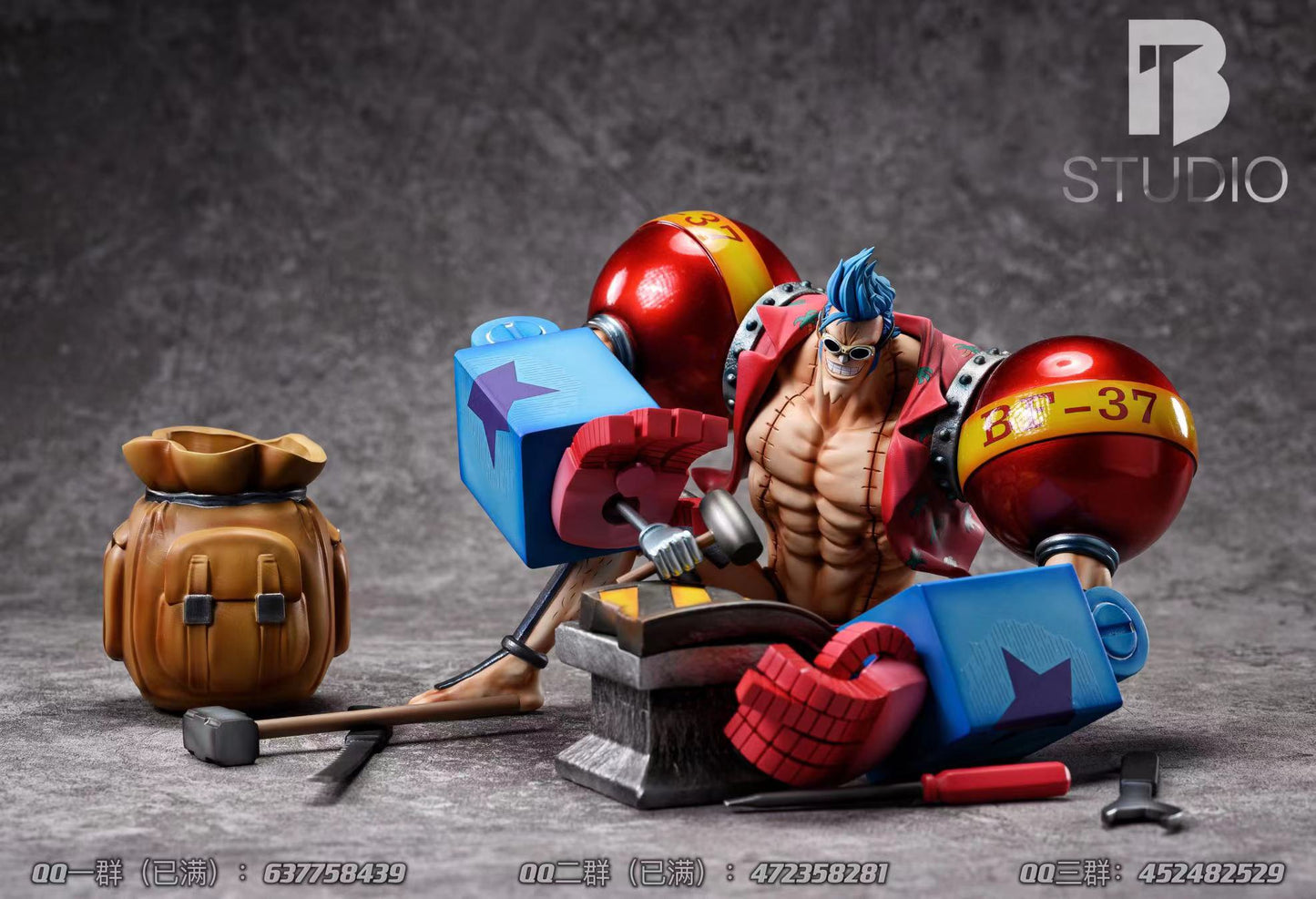 BT STUDIO – ONE PIECE: SITTING POSE SERIES FRANKY [PRE-ORDER]