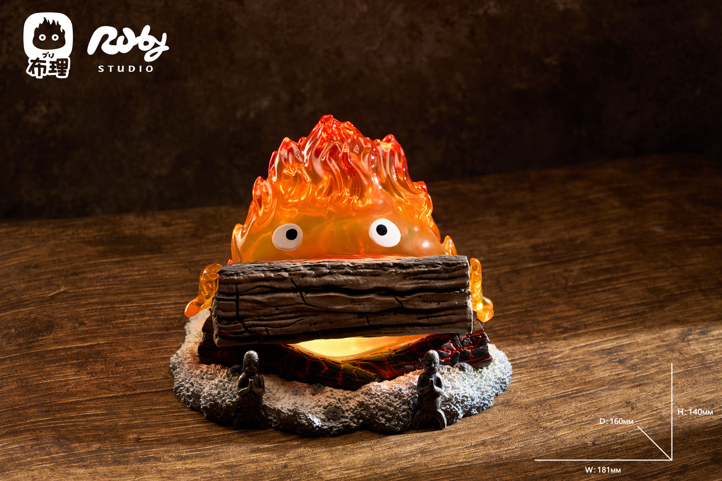 BURI x RUBY STUDIO – HOWL’S MOVING CASTLE: 2. HUNGRY CALCIFER NIGHT LIGHT [PRE-ORDER]