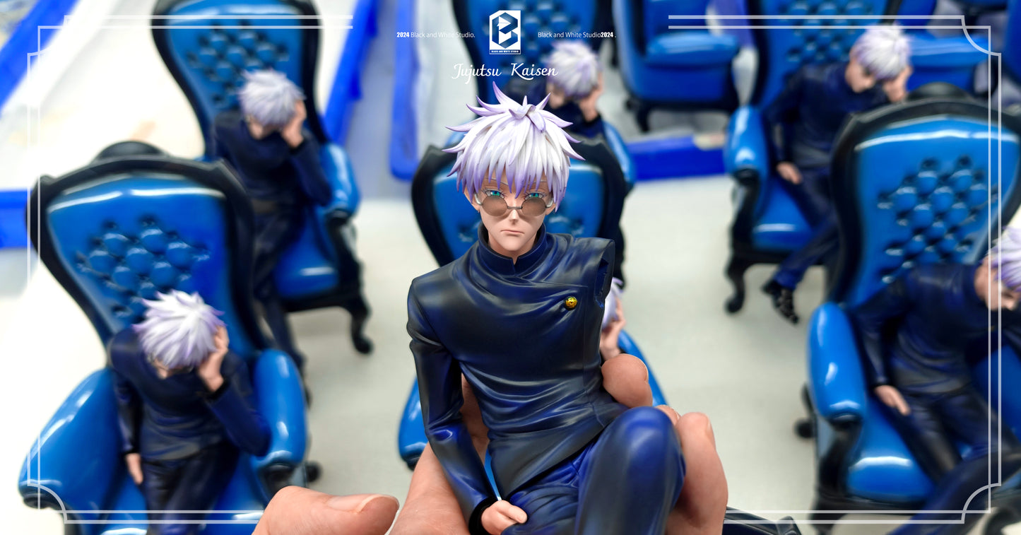 BW STUDIO – JUJUTSU KAISEN: HIGH SCHOOL SITTING POSE SERIES 1. SATORU GOJO [IN STOCK]