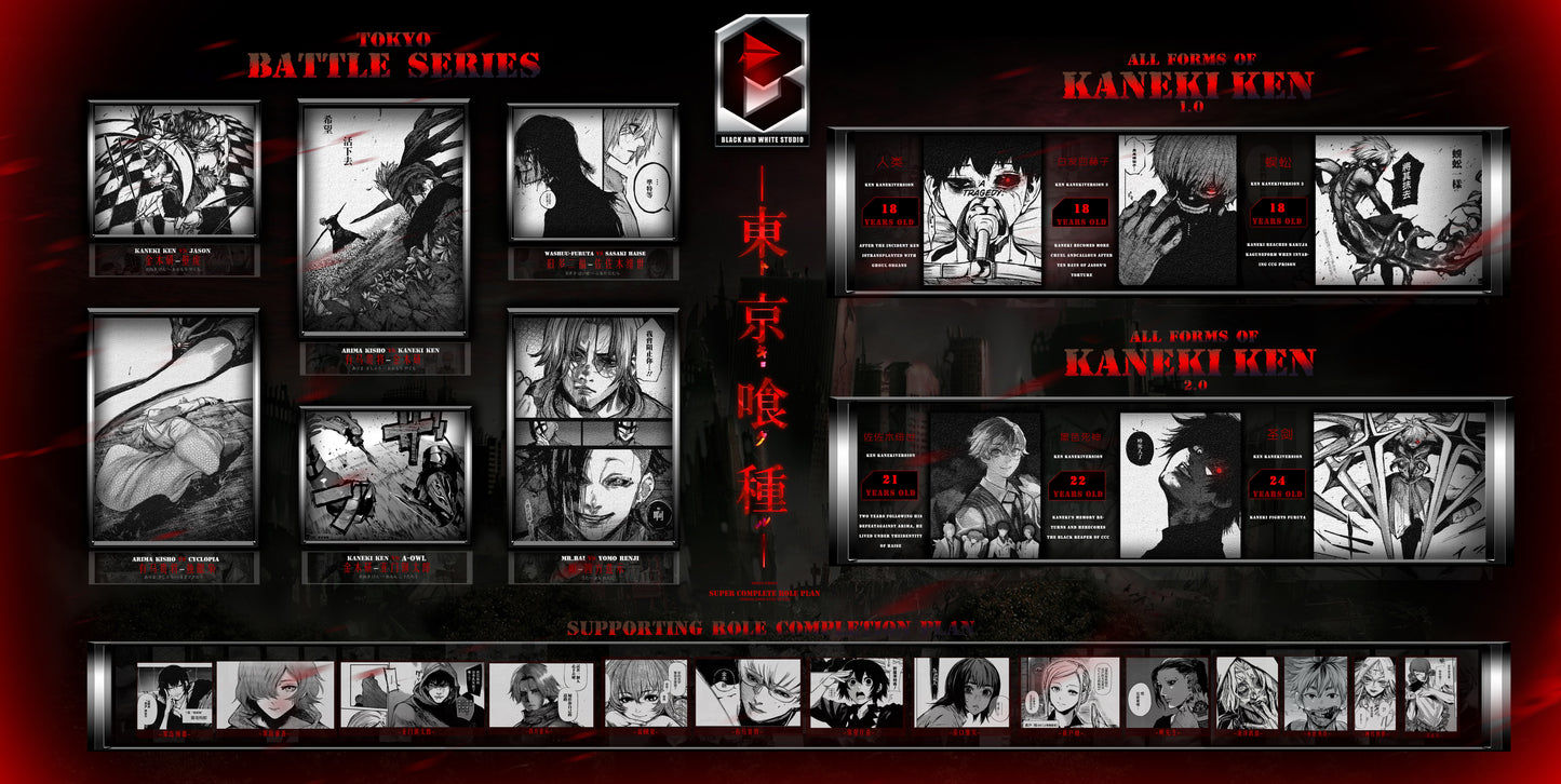 BW STUDIO – TOKYO GHOUL: 1. KEN KANEKI [PRE-ORDER]
