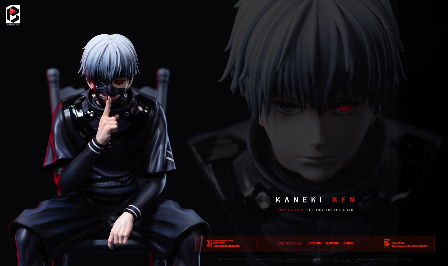 BW STUDIO – TOKYO GHOUL: CHAIR SITTING KEN KANEKI 2.0 [IN STOCK]