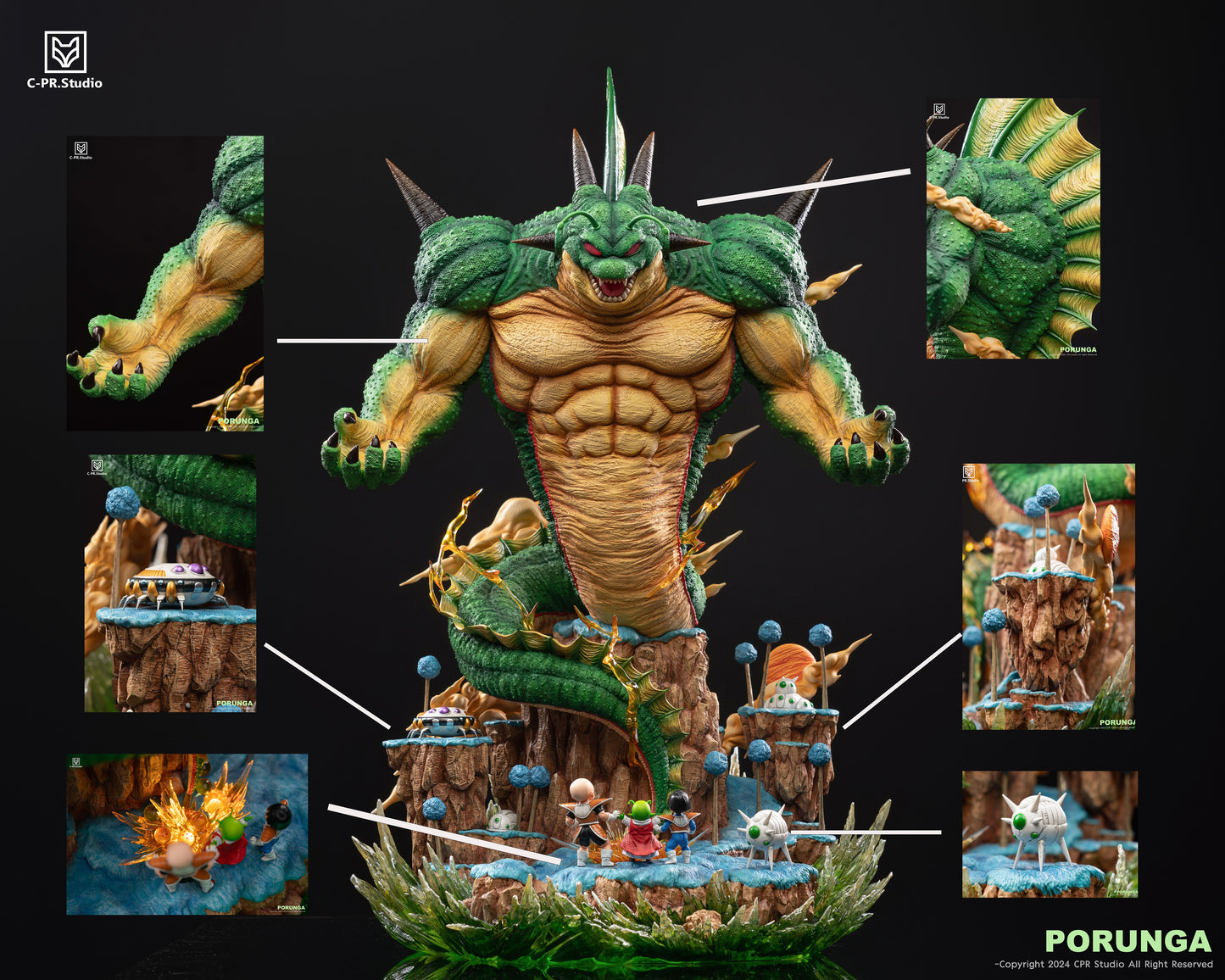 C-PR STUDIO – DRAGON BALL: SCENE SERIES 2. NAMEKIAN DRAGON, PORUNGA [SOLD OUT]