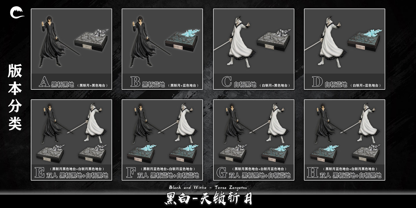 CHENG STUDIO – BLEACH: BLACK AND WHITE TENSA ZANGETSU [IN STOCK]