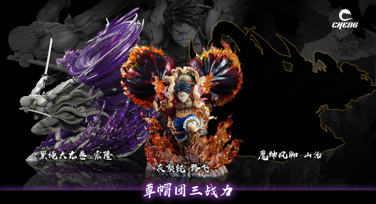 CHENG STUDIO – ONE PIECE: MONSTER TRIO SERIES 1. GRIZZLY MAGNUM LUFFY [IN STOCK]