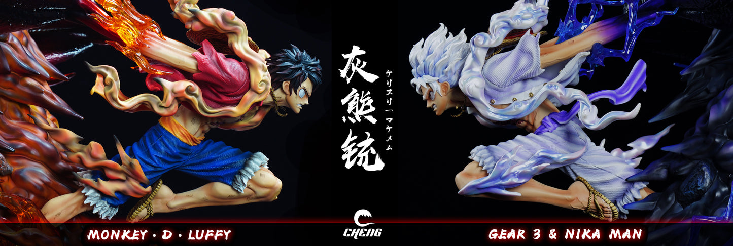 CHENG STUDIO – ONE PIECE: MONSTER TRIO SERIES 1. GRIZZLY MAGNUM LUFFY [IN STOCK]