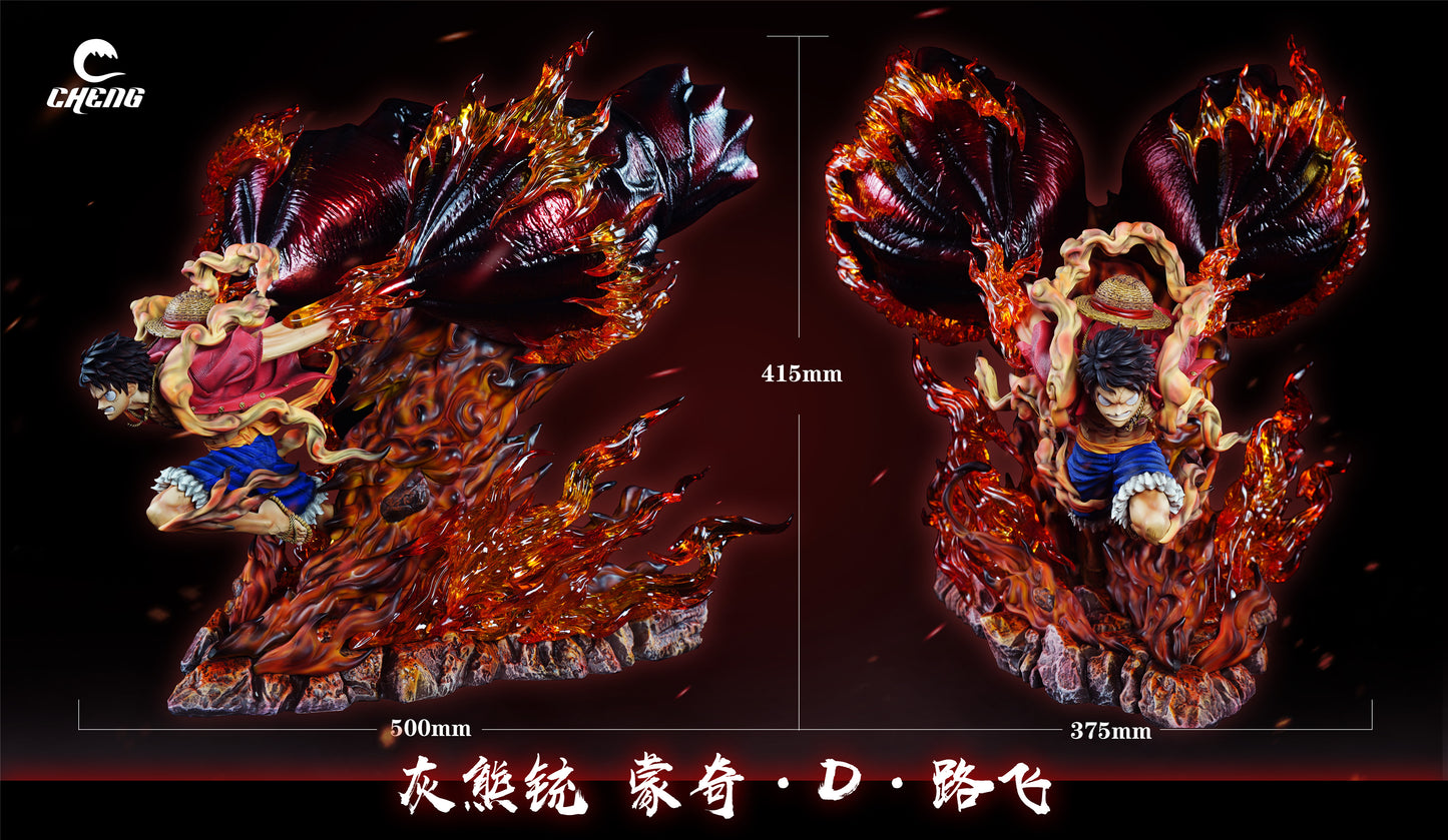 CHENG STUDIO – ONE PIECE: MONSTER TRIO SERIES 1. GRIZZLY MAGNUM LUFFY [IN STOCK]