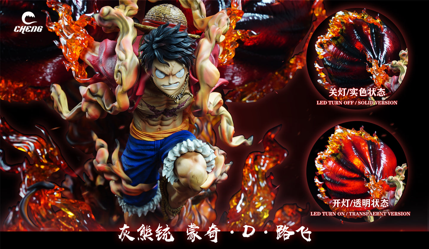 CHENG STUDIO – ONE PIECE: MONSTER TRIO SERIES 1. GRIZZLY MAGNUM LUFFY [IN STOCK]