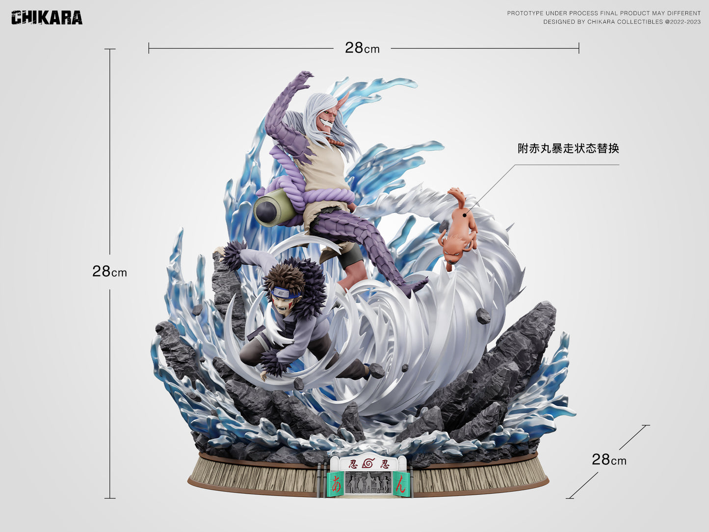 CHIKARA STUDIO – NARUTO: KIBA INUZUKA VS SAKON AND UKON [PRE-ORDER]