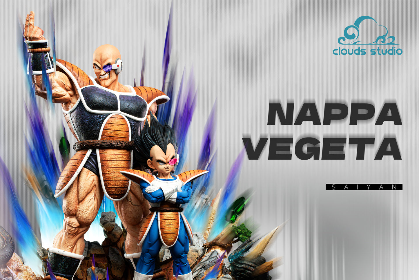 CLOUDS STUDIO – DRAGON BALL Z: NAPPA AND VEGETA [IN STOCK]