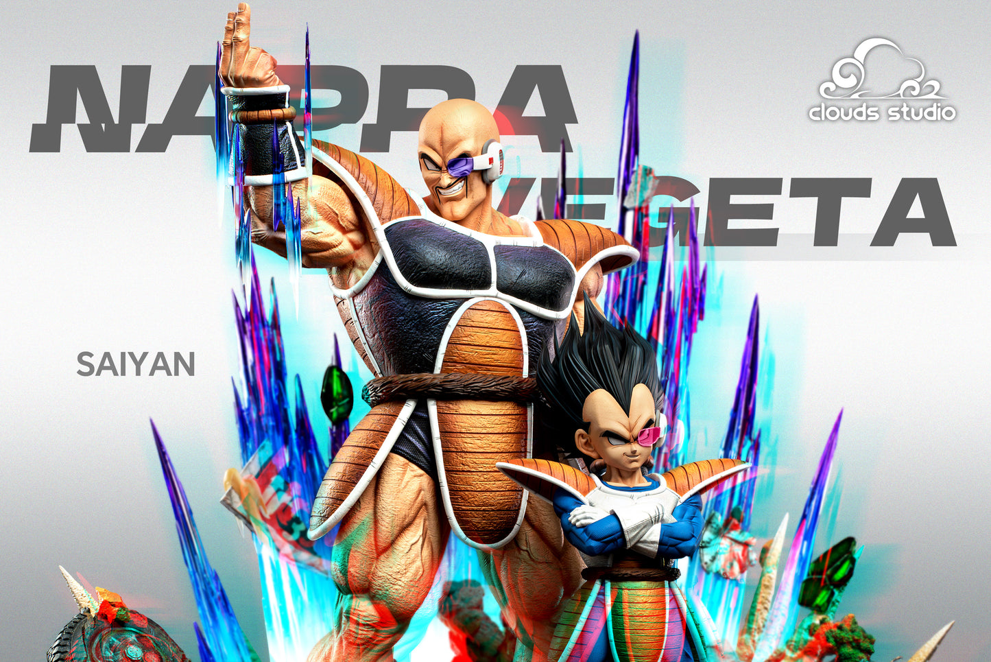 CLOUDS STUDIO – DRAGON BALL Z: NAPPA AND VEGETA [IN STOCK]