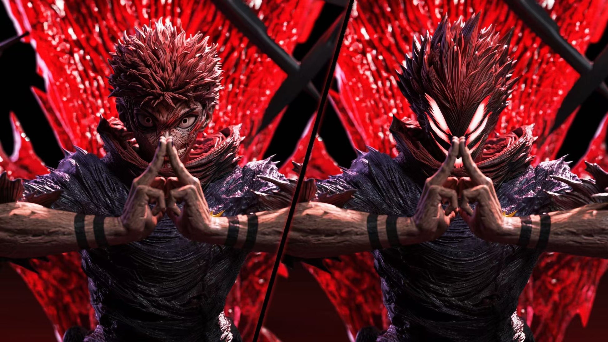 COMIC HERO STUDIO - JUJUTSU KAISEN DEMON FACE YUJI ITADORI 2