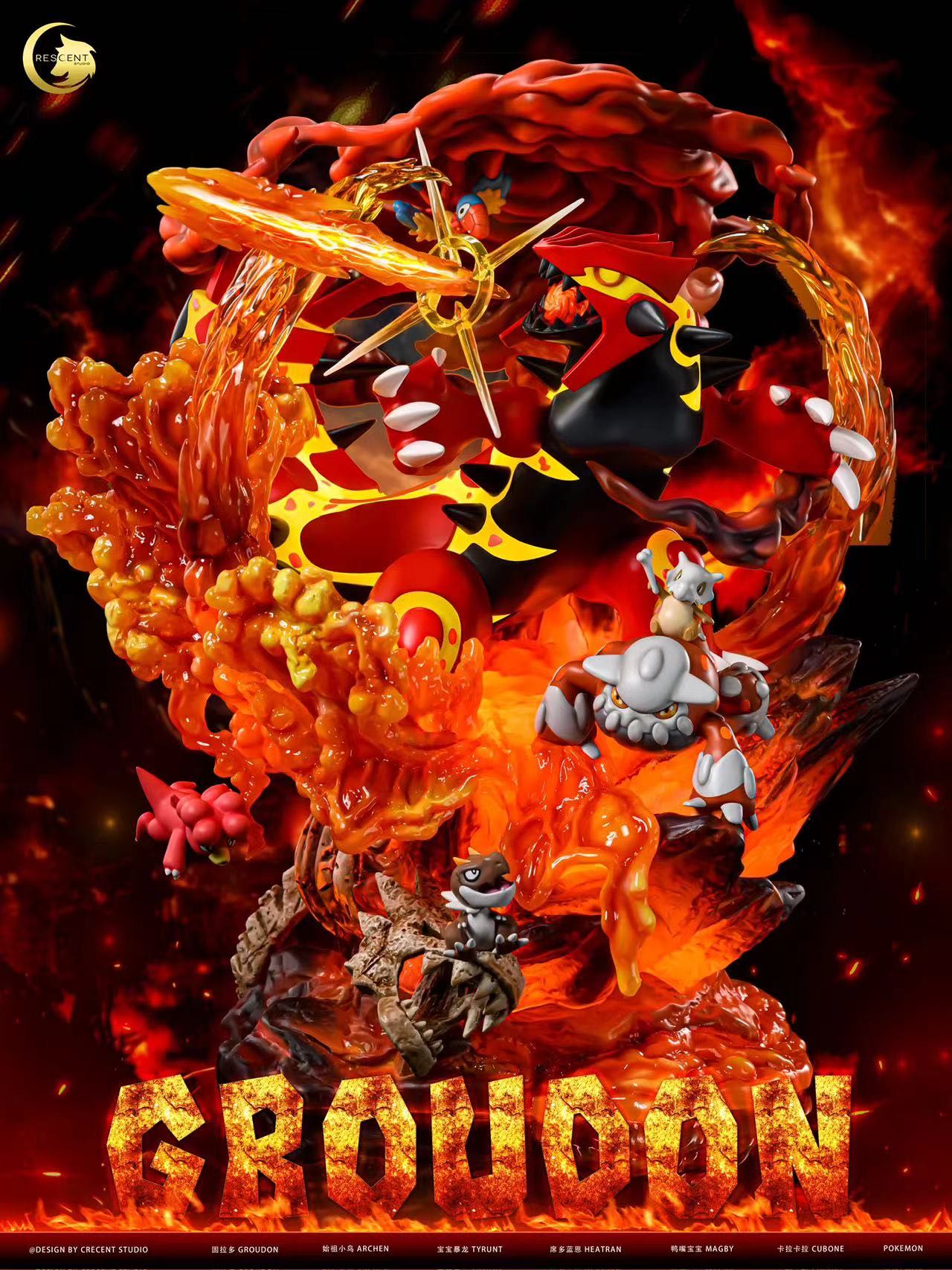 CRESCENT STUDIO – POKEMON: PRIMAL REVERSION GROUDON [IN STOCK]